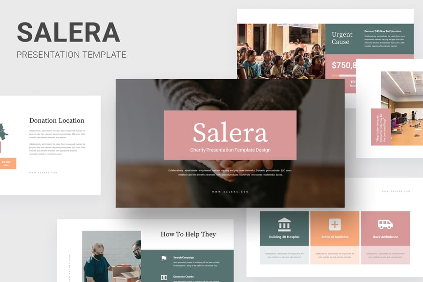Salera - Online Charity Fundraising Powerpoint