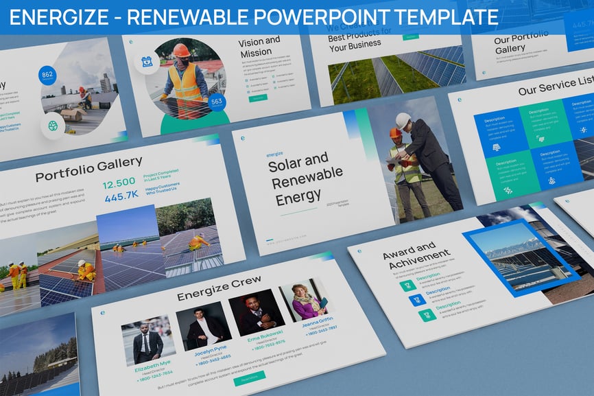 Energize - Renewable Energy Powerpoint Template