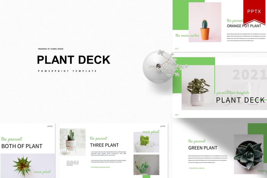 Plant Deck | Powerpoint Template
