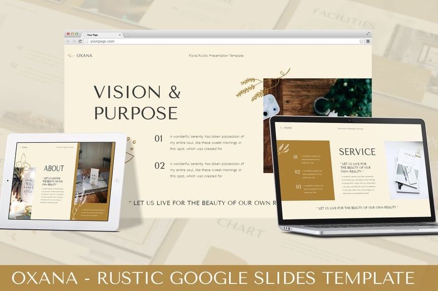 Oxana - Rustic Google Slides Template