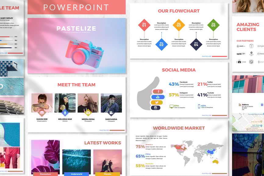 Pastelize - Business Powerpoint Template