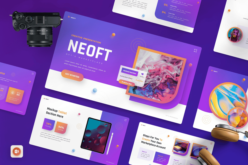 Neoft - NFT Digital Marketplace Powerpoint