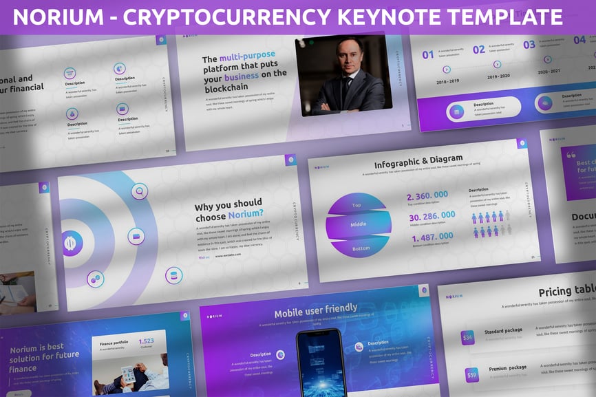 Norium - Cryptocurrency Keynote Template