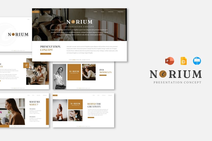 Norium - Presentation Template
