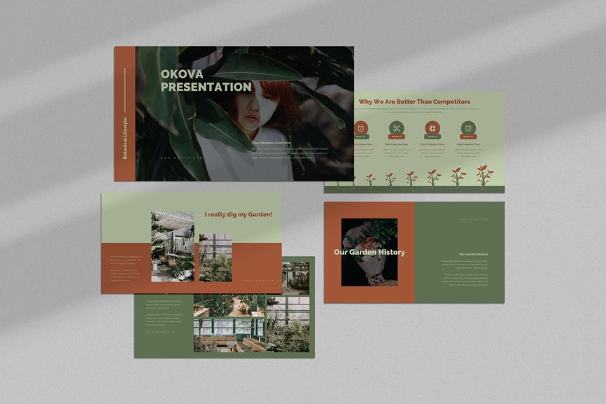 Okova : Botanical Lifestyle Powerpoint