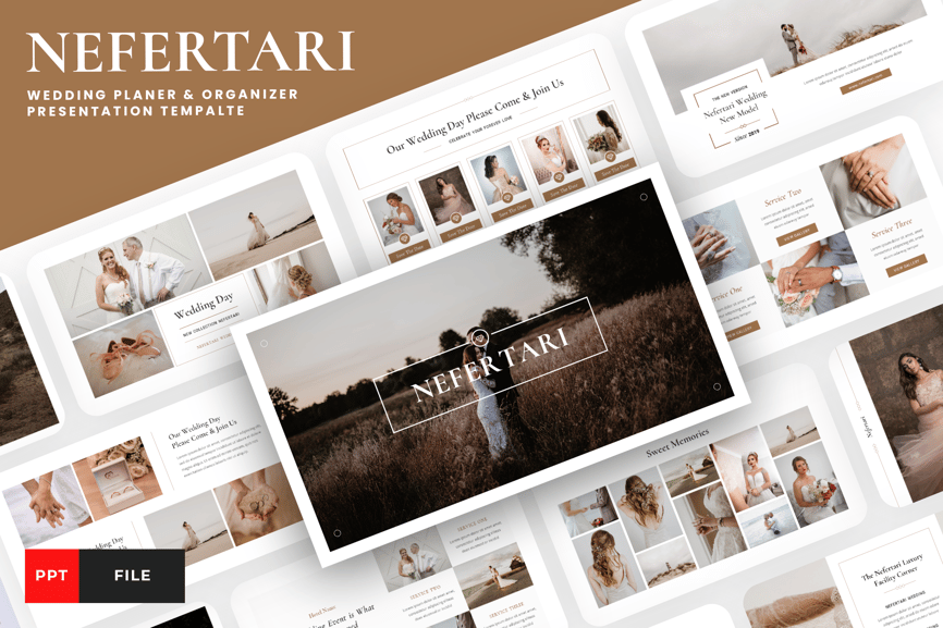 Nefertari – Wedding Planner & Organizer PowerPoint