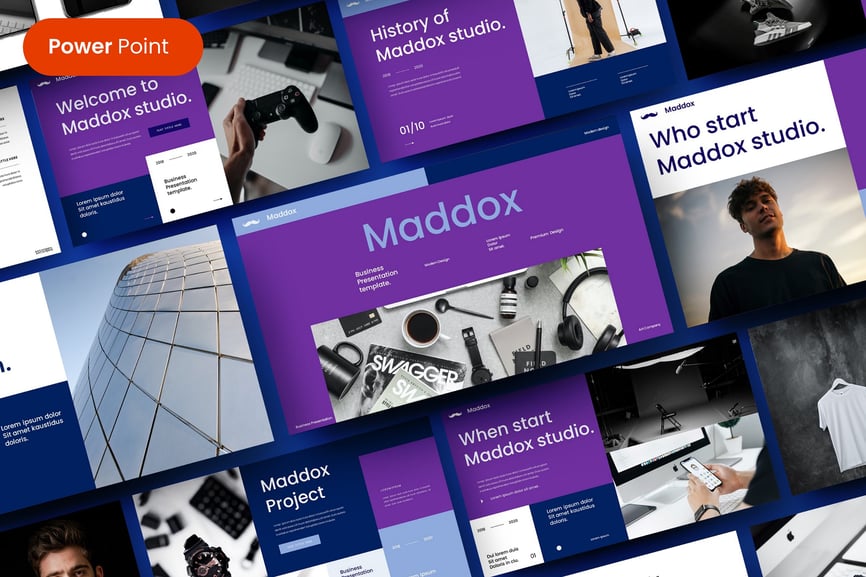 Maddox – Business PowerPoint Template