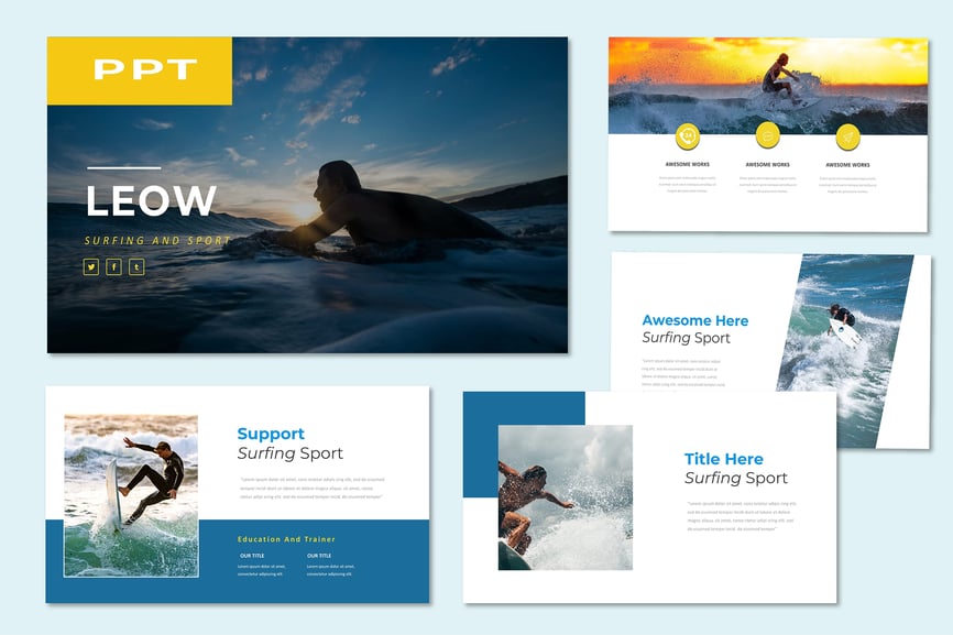Leow Surfing and Sport PowerPoint