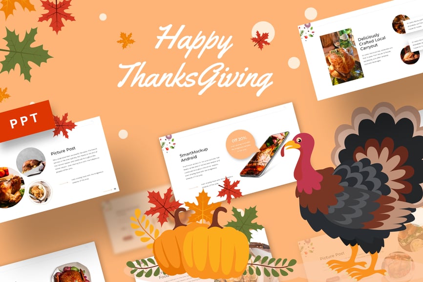 Happy Thanks giving - Powerpoint Template