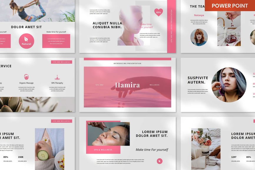 Hamira Spa & Wellness PowerPoint Temp