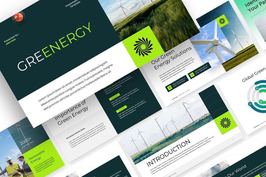 142 Green Energy PowerPoint