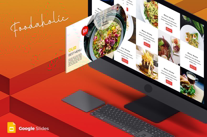 131 Foodaholic - Google Slides Template