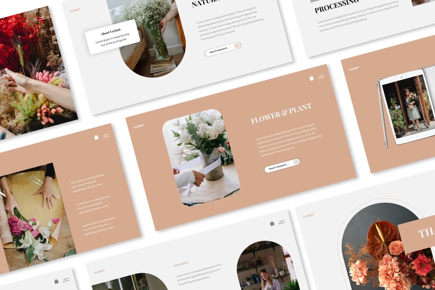 Florist Powerpoint Presentation Template
