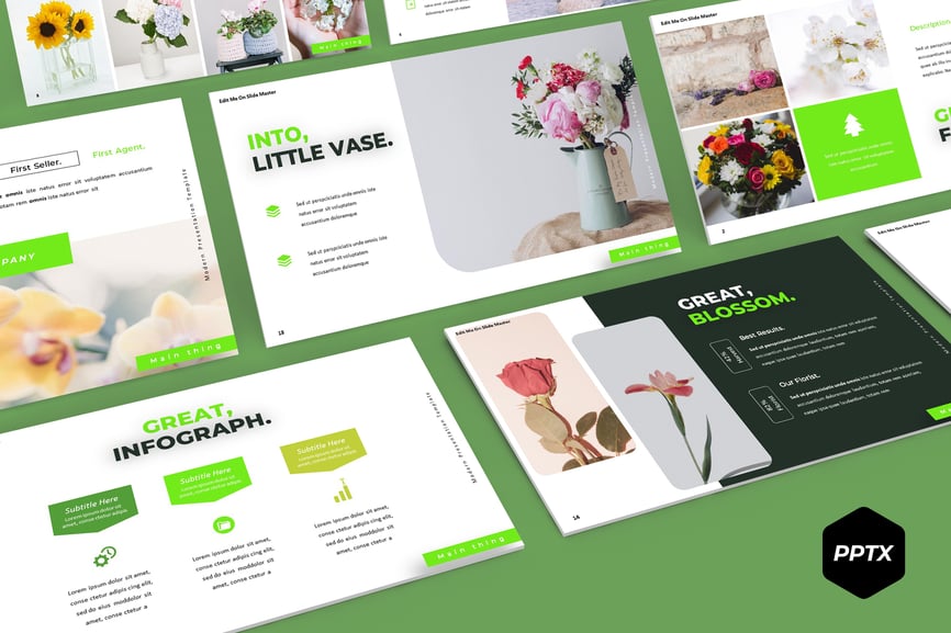 127 Florist - Powerpoint Template