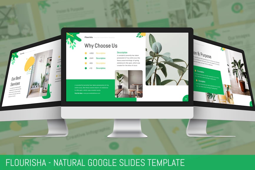128 Flourisha - Natural Google Slides Template
