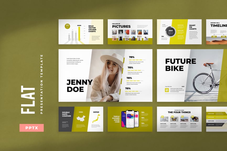 Flat PowerPoint Template
