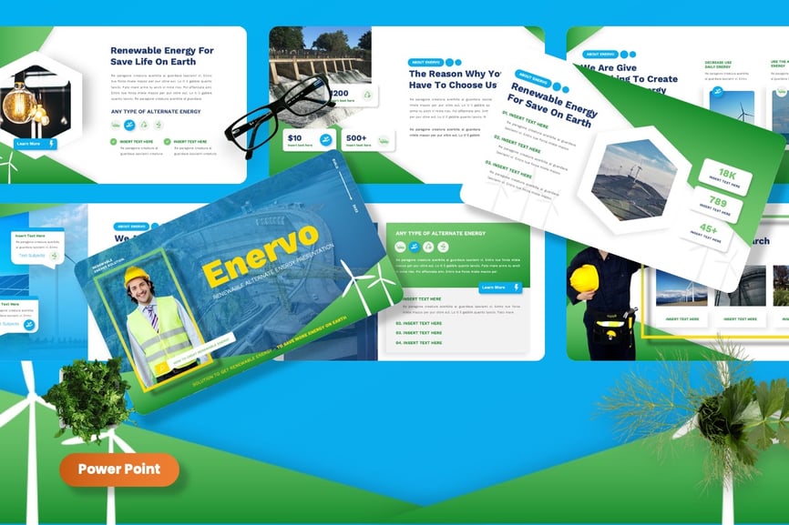 Enervo - Alternate Energy Powerpoint Template