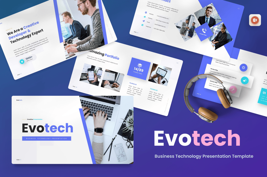 Evotech - Business Technology Powerpoint Template
