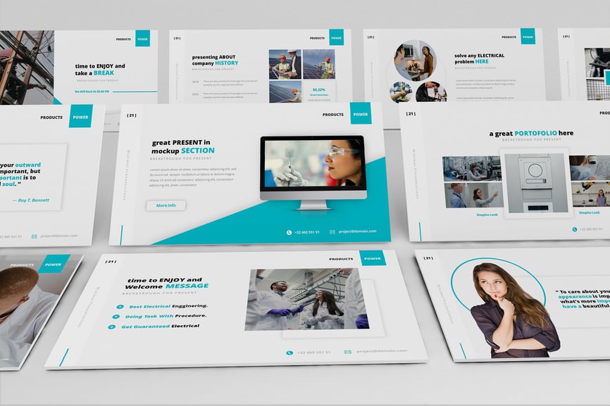 Electricio Powerpoint Presentation Template