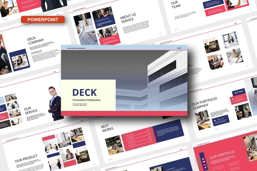Deck Powerpoint Template