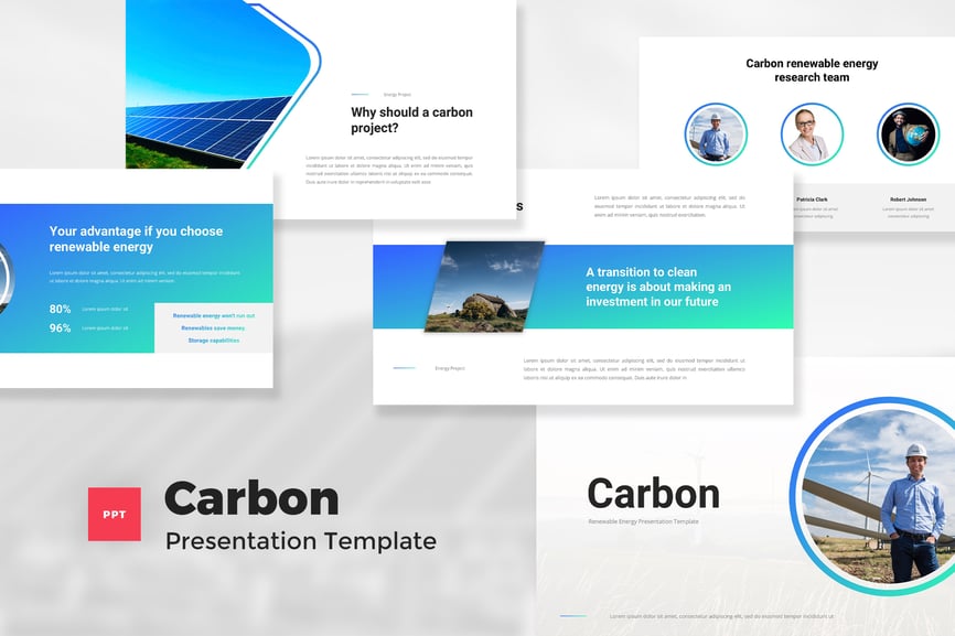 Creative Renewable Energy PowerPoint Template