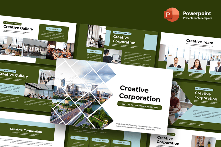Creative Corporation - PowerPoint Template