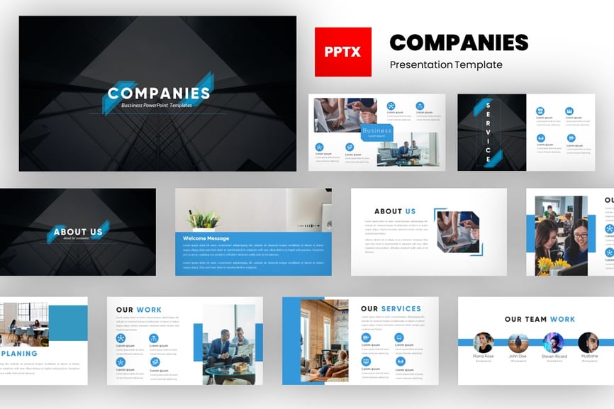 Companies - Business Company Powerpoint Template