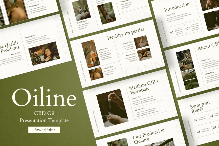 CBD Oil PowerPoint Presentation Template