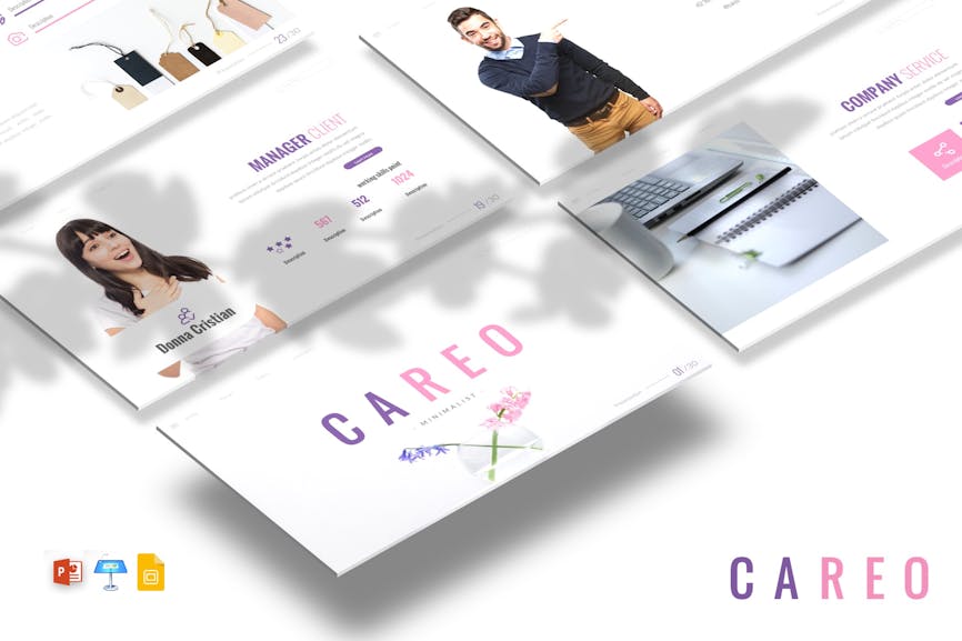 Careo - Presentation PPTX / GSlides / Keynote