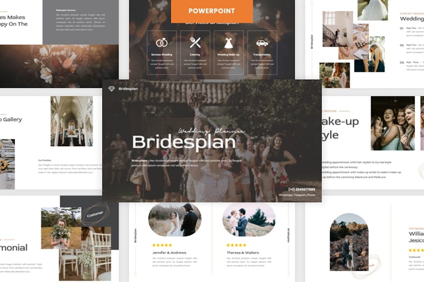Bridesplan - Wedding Planner PowerPoint Template