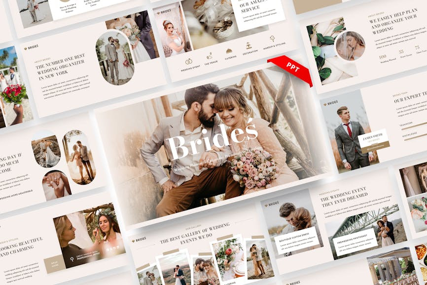 Brides - Wedding Planner & Organizer PowerPoint