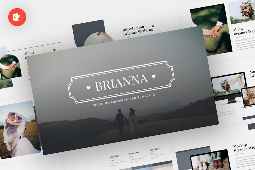 Brianna - Wedding Powerpoint Template
