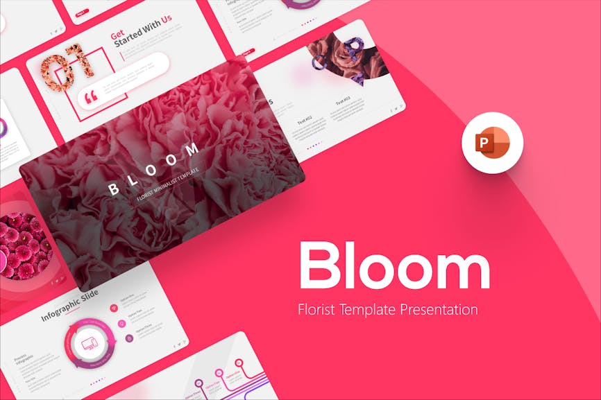 Bloom Florist PowerPoint Template