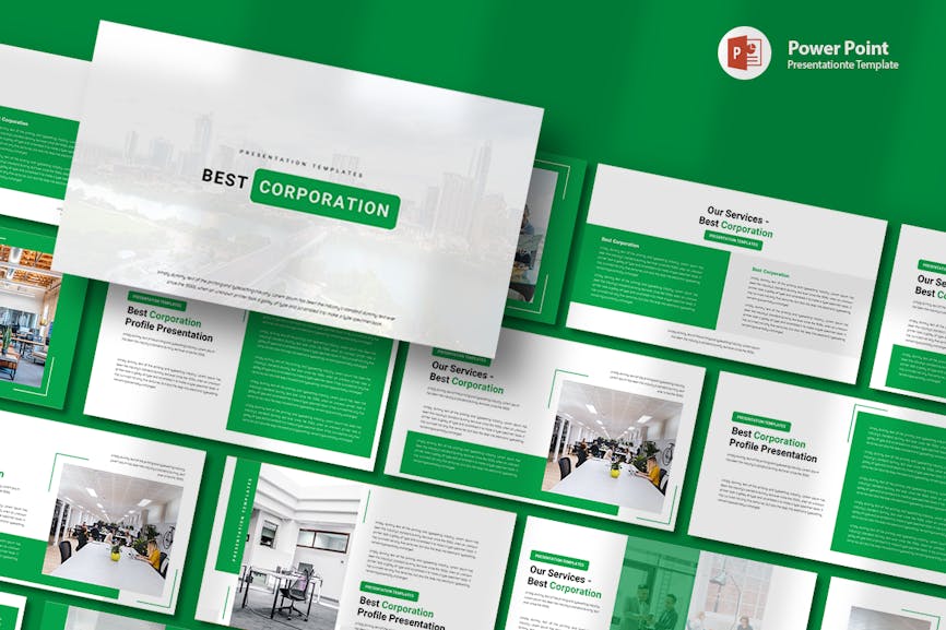 Best Corporation - PowerPoint Template