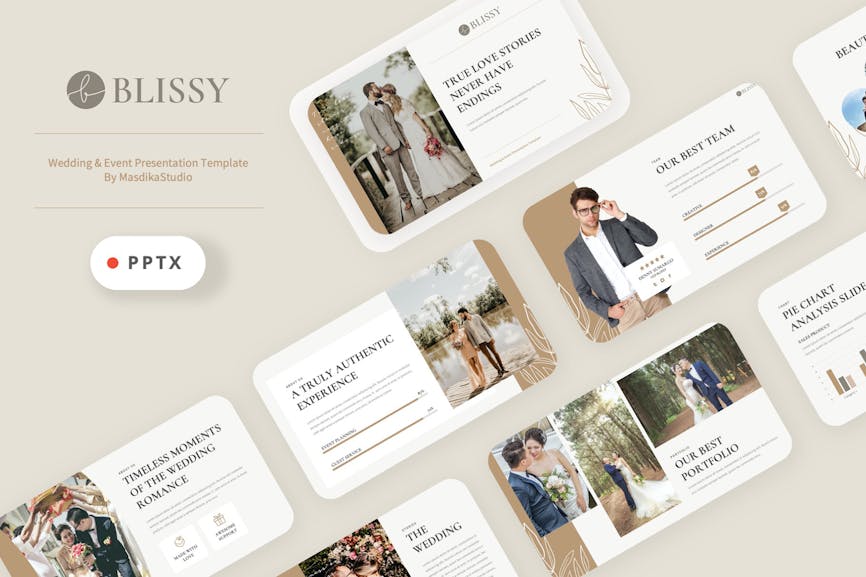 BLISSY - Wedding & Event Powerpoint Template
