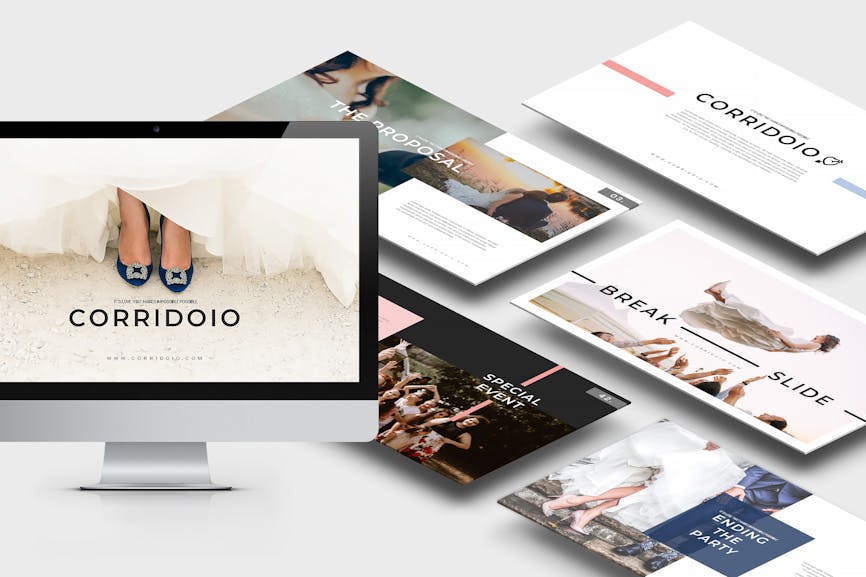 Corridoio : Wedding Organizer Powerpoint Template