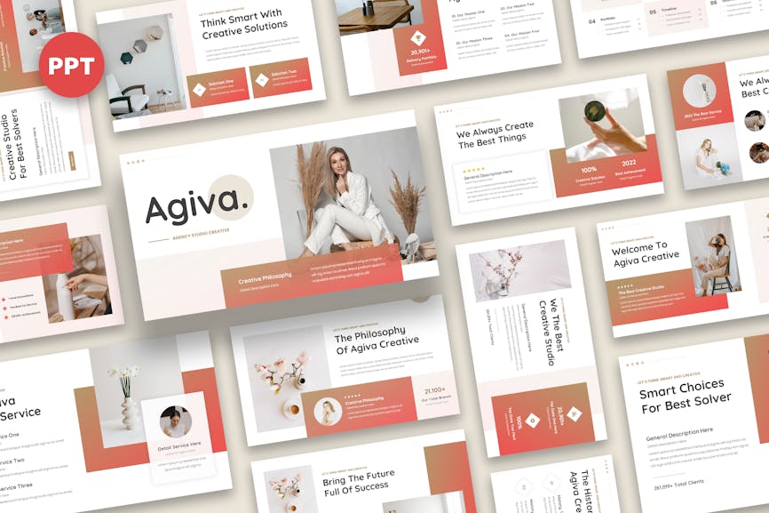 Agiva - Agency Studio Creative Powerpoint