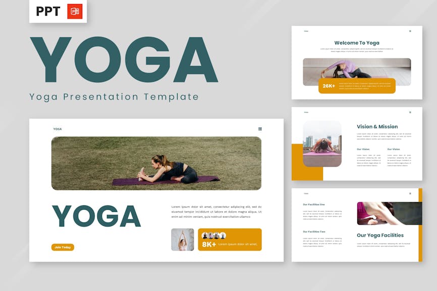 Yoga - Yoga Powerpoint Templates