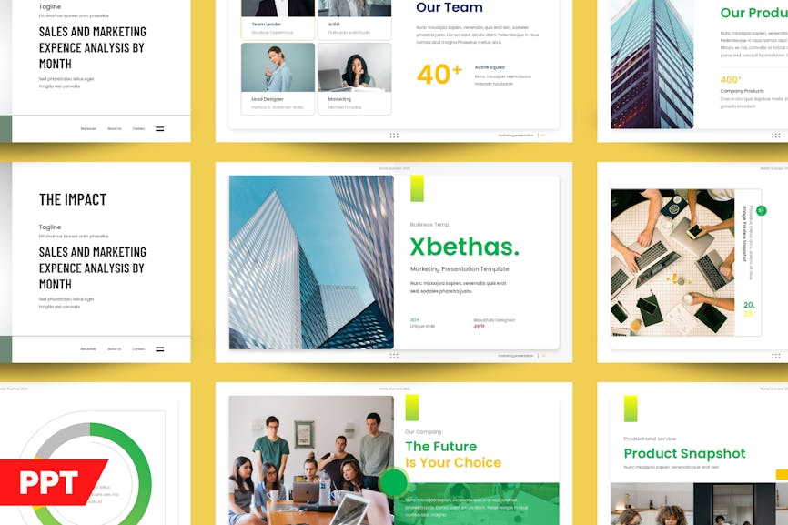 XBETHAS - Business Marketing Presentation Template