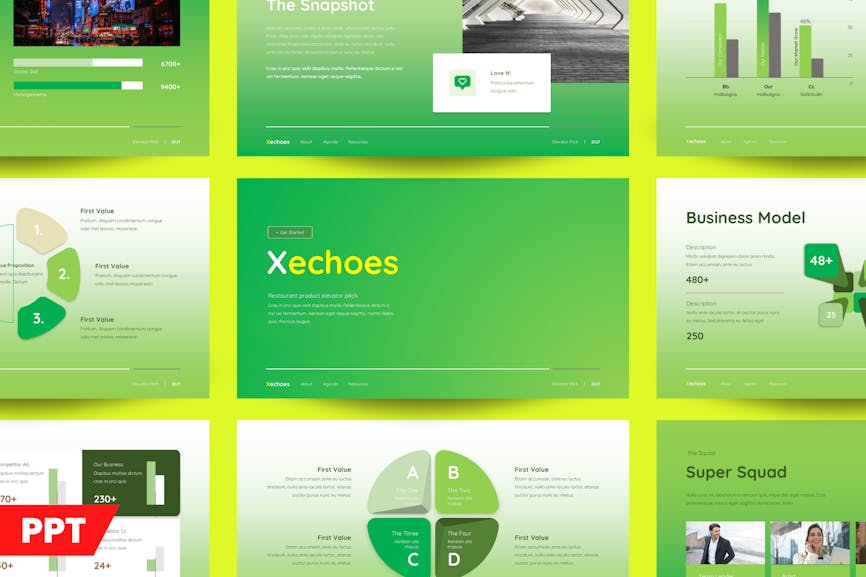 XECHOES - Restaurant Elevator Pitch Deck 001