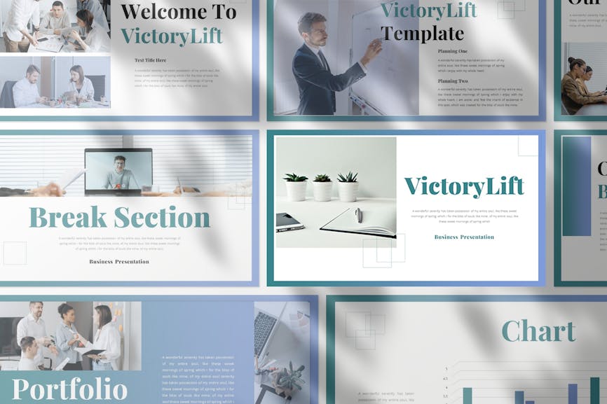 Victory - Business PowerPoint Template