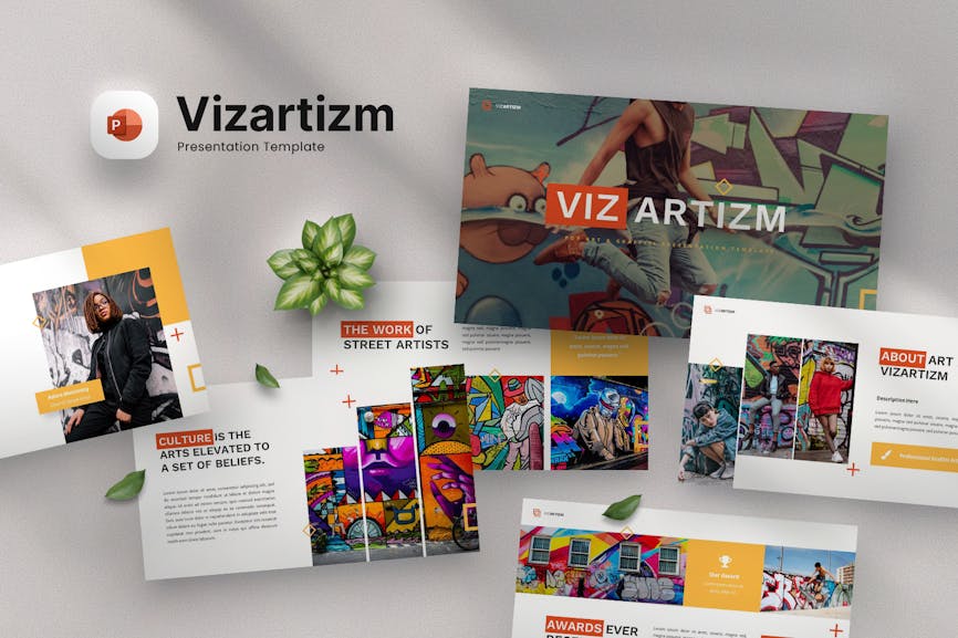 Vizartizm - Pop Art Powerpoint Template