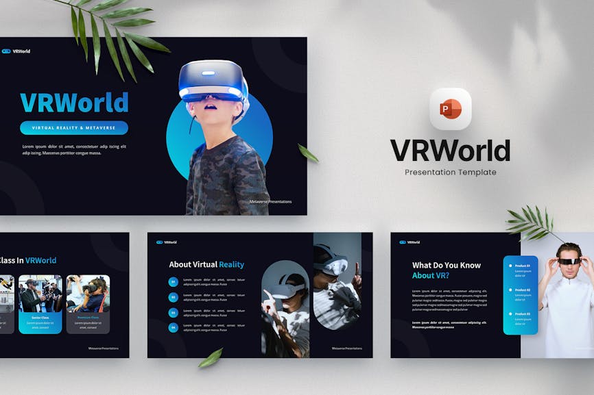 VRWorld - Virtual Reality Powerpoint Template
