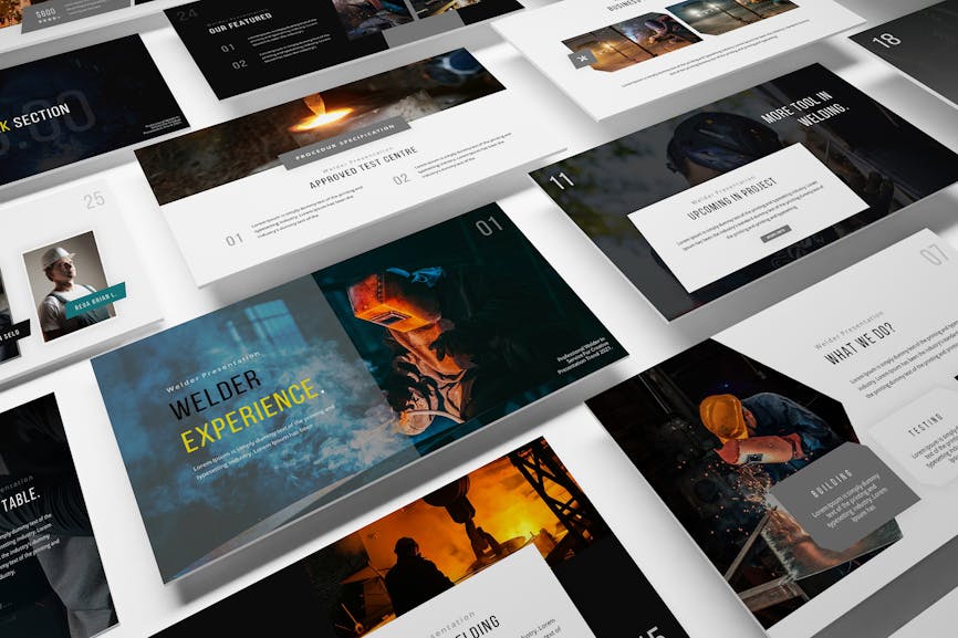 Welder Experience Powerpoint Presentation Template