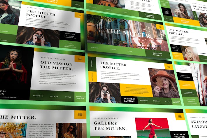 The Mitter- Business Presentation PowerPoint