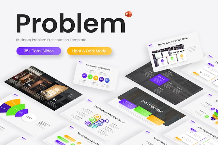 The Problem Infographic PowerPoint Template