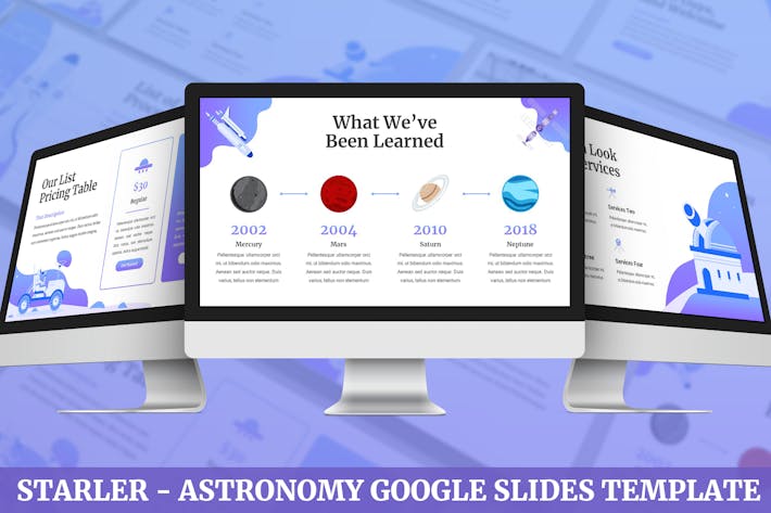 Starler - Astronomy Google Slides Template