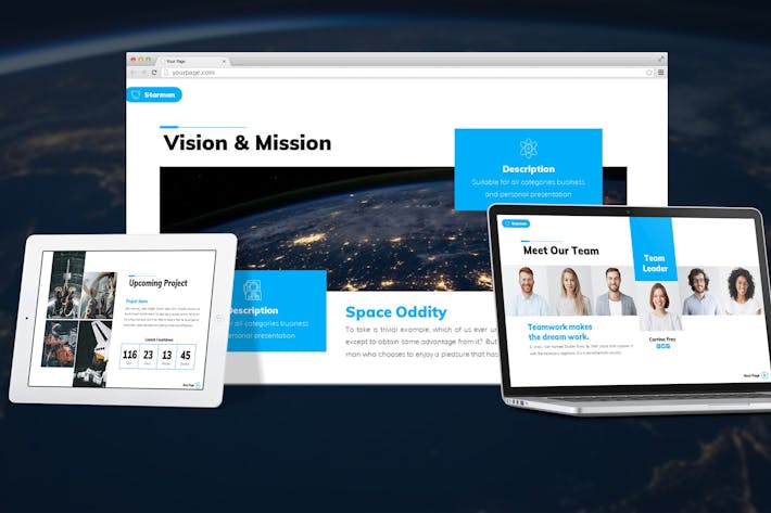 Starman - Technology Google Slides Template