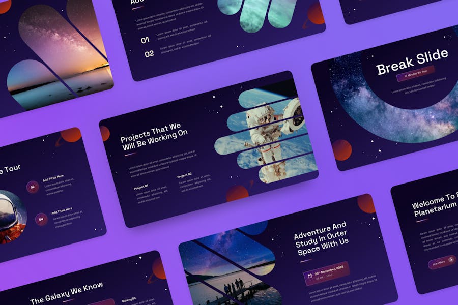 Spacetro - Astronomy & Space Powerpoint Template