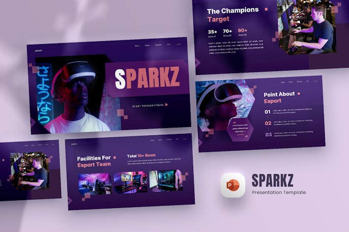 Sparkz - Esport & Gaming Powerpoint Template